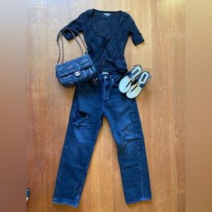 AGOLDE size 26 90’s jean black wash